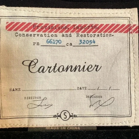 Anthropologie Cartannier women’s black blazer size small - single button - Picture 2 of 9